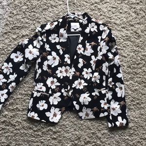 LOFT Flowered Blazer